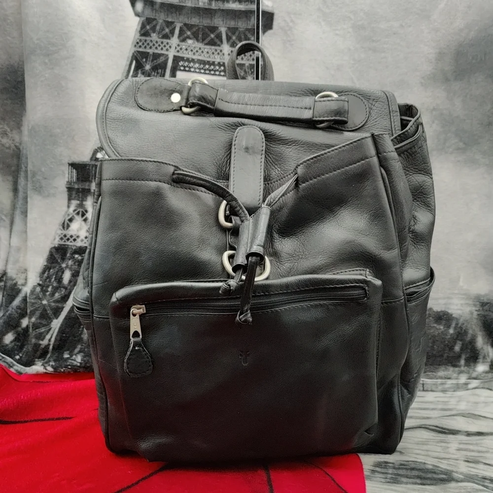 Frye Vintage Leather Backpack